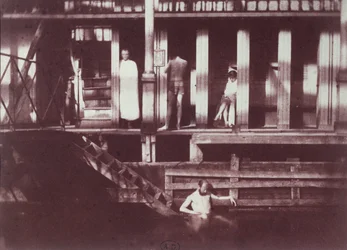Öffentliche Bäder in Paris, ca. 1852